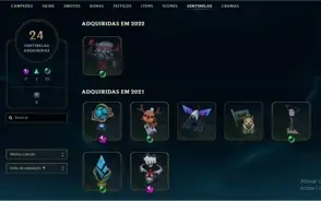 Conta LoL 235 skins