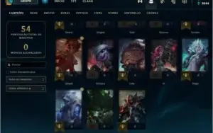 Conta mestre LOL barata