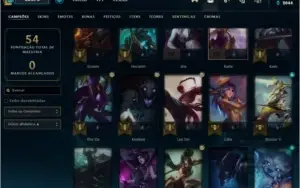 Conta mestre LOL barata