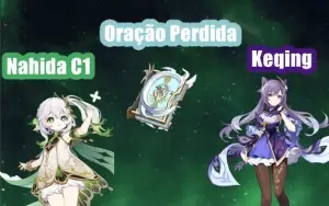 Conta Genshin Impact AR 25 com Nahida C1, Keqing e Oração