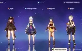 CONTA NA AR 25 Rerol⭐Hutao + Ayaka 5 + vários personagens 4⭐