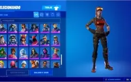 conta de fortnite mais de 100 skins 9 passes sesson 3