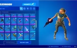 conta de fortnite mais de 100 skins 9 passes sesson 3