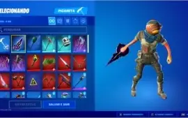 conta de fortnite mais de 100 skins 9 passes sesson 3