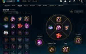 Conta bronze 1 com 23 Champs e 3 Skins + 6 Espolios