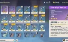 Conta com Razor + Beidou + Noelle, AR 12.