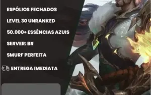 CONTAS UNRANKEDS LEAGUE OF LEGENDS (TUDO FECHADO)