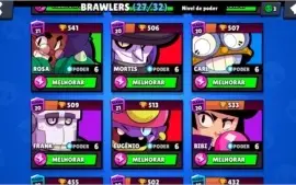 Conta de Brawl Stars com 14k de troféus