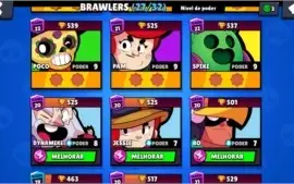 Conta de Brawl Stars com 14k de troféus