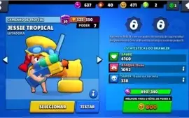 Conta de Brawl Stars com 14k de troféus