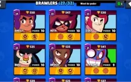 Conta de Brawl Stars com 14k de troféus