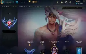 Conta de riot/LOL lvl 767 skin ultimate, mono yasuo, D4 3x
