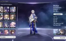 Star Rail lvl57, Seele+Cone, Silver, Bronya+Cone, Gepard etc
