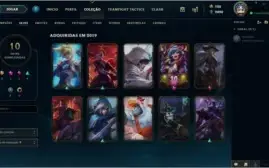 Conta Platina IV com skins