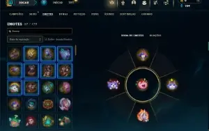Unranked com 65 Champs e 50 Skins +2 Fragmentos