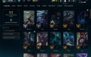 Mestre com 60 Champs e 16 Skins ( 35 PDL )