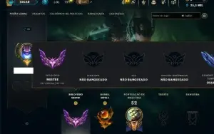 Mestre com 60 Champs e 16 Skins ( 35 PDL )