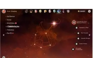 Conta Genshin Impact AR 35 com jean e qiqi