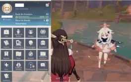 Conta Genshin Impact AR 35 com jean e qiqi