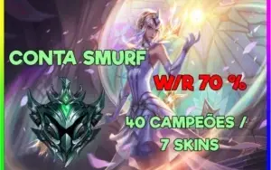 CONTA LOL SMURF | PLAT 4 | 40 CHAMP | 7 SKINS