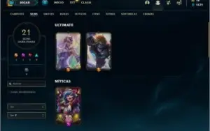 Conta ouro 3 com 51 champs e 21 skins