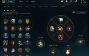 Conta ouro III, 357 skins, 4 ultimates, 3 míticas.