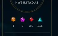 conta league of legends com 296 skins e skins no valorant
