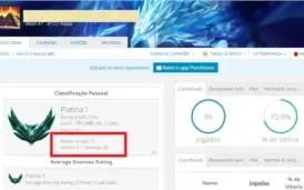 Conta league of legends smurf win rate 70%