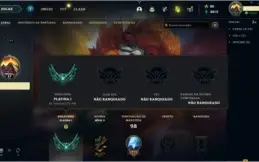 Conta league of legends smurf win rate 70%