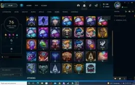Conta lol diamante 1 com janna vitoriosa!