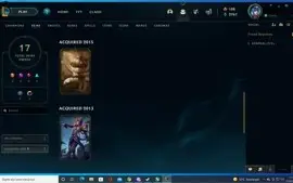 Conta lol diamante 1 com janna vitoriosa!