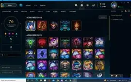 Conta lol diamante 1 com janna vitoriosa!
