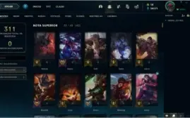 CONTA LEGUE OF LEGENDS 116 SKINS/NÍVEL 52/UNRANKED
