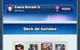 Clash royale nv 14 com todas as cartas e várias nv 14.