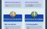 Clash royale nv 14 com todas as cartas e várias nv 14.