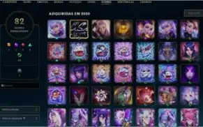 Conta Plat 4 38 Skins Kaisa Prestigio