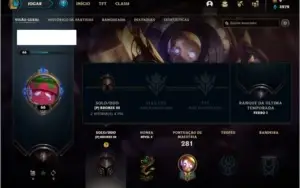 Conta bronze 3 com 118 champs e 140 skins ( MAIN SUP )
