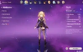 Conta Genshin Impact AR 42 | Alhaitham + Yelan + Zhongli