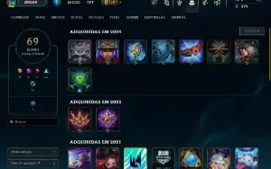 Conta LOL GM GRÃO-MESTRE | Upada a Mão | 20 Skins