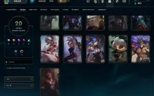 Conta LOL GM GRÃO-MESTRE | Upada a Mão | 20 Skins