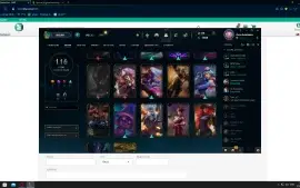 Conta lol 116 skins