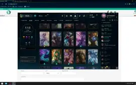 Conta lol 116 skins