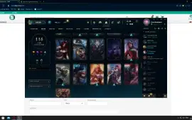 Conta lol 116 skins