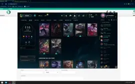 Conta lol 116 skins