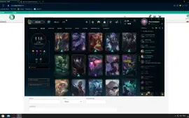 Conta lol 116 skins
