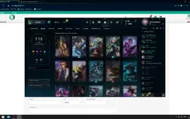 Conta lol 116 skins