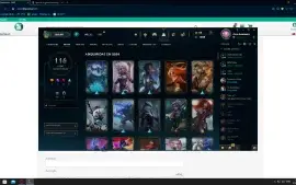 Conta lol 116 skins