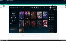 Conta lol 116 skins