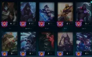 Conta lol 1 MILHÃO DE MAESTRIA de jhin + 114 skins