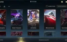 CONTA WILD RIFT - 17 SKINS - ESMERALDA III